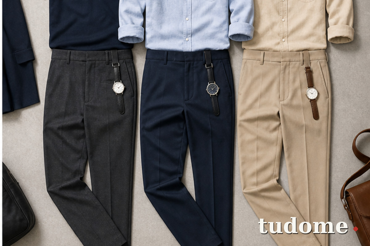 Outfit quần tây nam